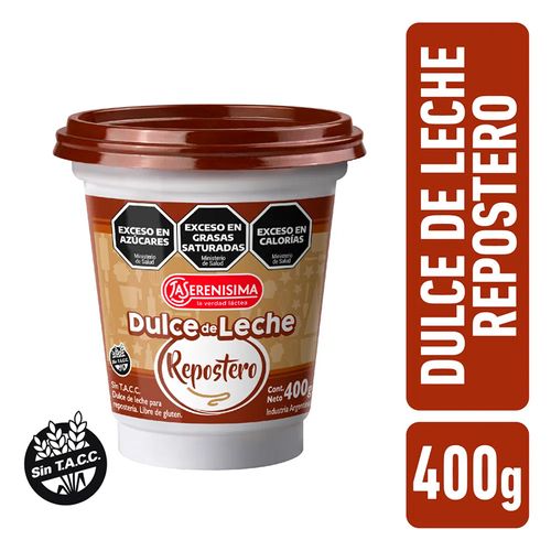 Dulce de Leche La Serenísima Repostero 400g