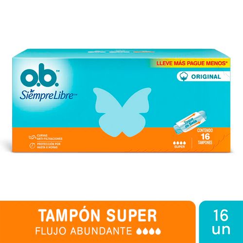 Tapones Super O.B 16un