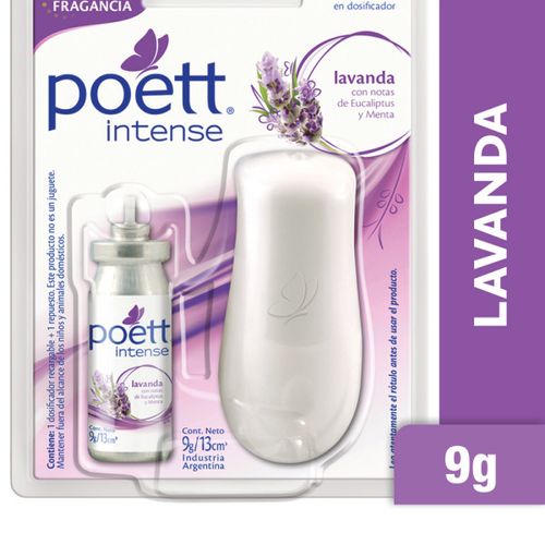 Desodorante Ambiente Poett Intense Full Lavanda 9Gr
