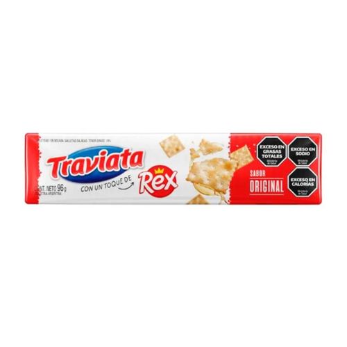 Galletitas Traviata Craker Rex Original 96g