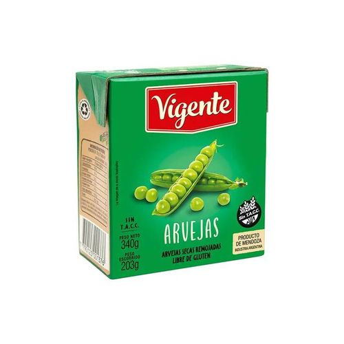 Arvejas Secas Vigente Remojadas 340g
