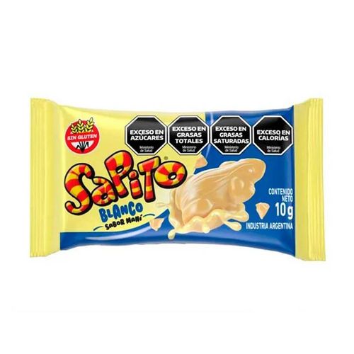 Chocolate Sapito Maní Blanco x 10g