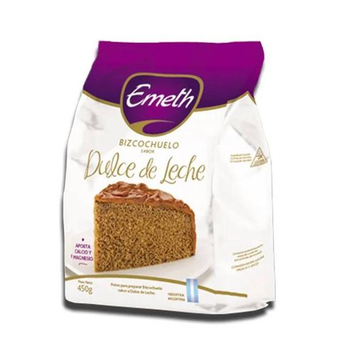 Bizcochuelo Emeth Dulce de Leche Fortificado 450g