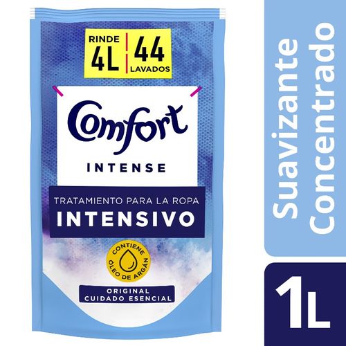Suavizante Comfort Concentrado Intense Original Doy Pack 1L