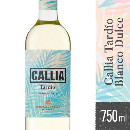 Vino Callia Blanco Dulce Tardío 750ml