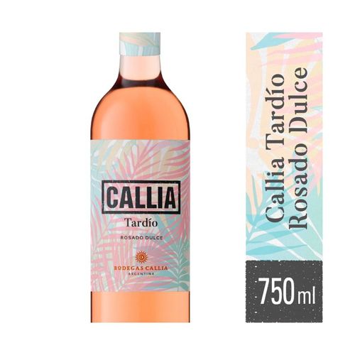 Vino Callia Tardío Dulce Rosado 750ml
