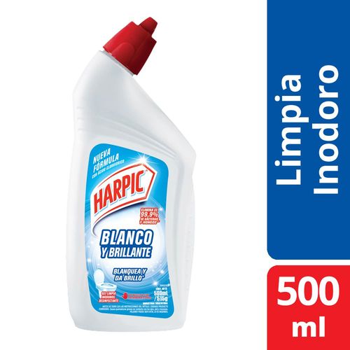 Limpiador Blanco y Brillante Harpic Gel