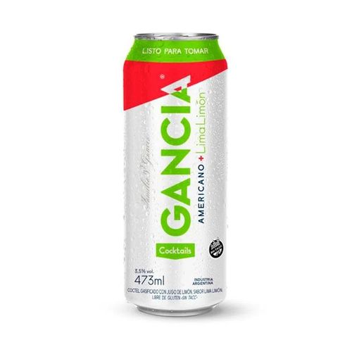 Aperitivo Gancia Americano + Lima Limón 473ml