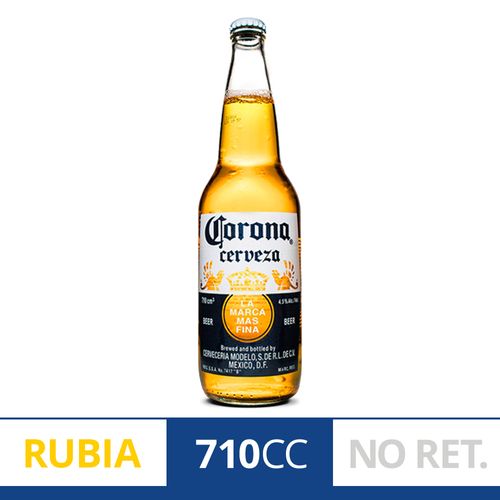 Cerveza Corona Rubia 710ml