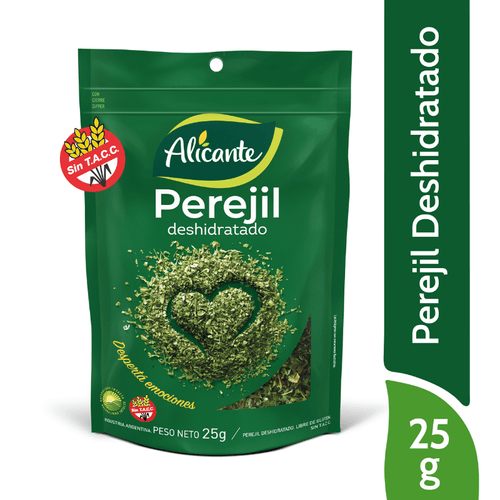 Perejil Deshidratado Alicante Sin Tacc 25g