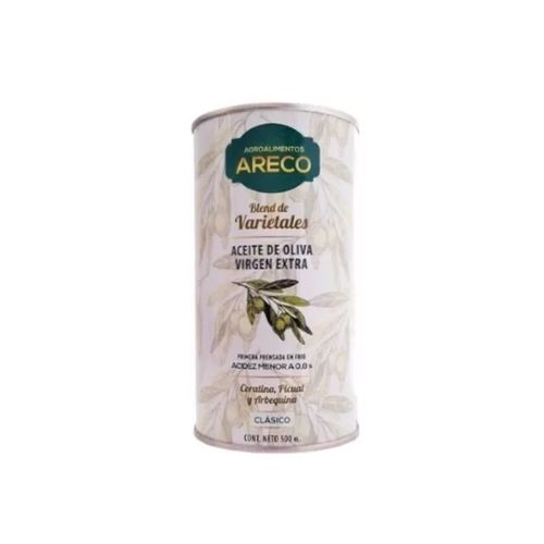 Aceite De Oliva Areco Blend De Varietales Extra Virgen 500ml