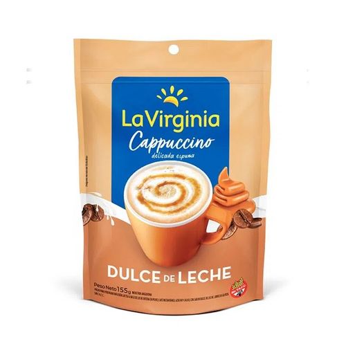 Cappuccino La Virginia dulce de leche Doy Pack 155g