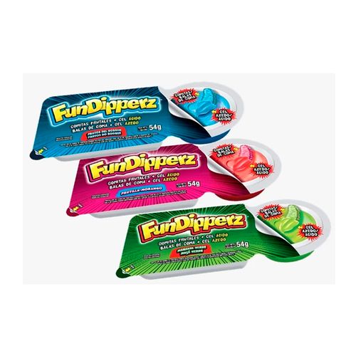 Gomitas Frutales Ácidas Fun Dipperz x 54g