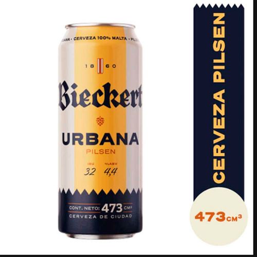 Cerveza Bieckert Urbana Pilsen 473ml