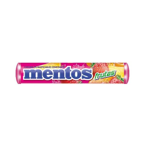 Caramelos Masticables Mentos Confitados Frutas 29g