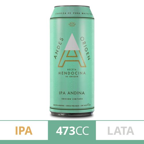 Cerveza Andes Origen IPA 473ml lata