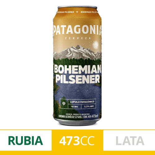 Cerveza Patagonia Bohemian Pilsener 473ml