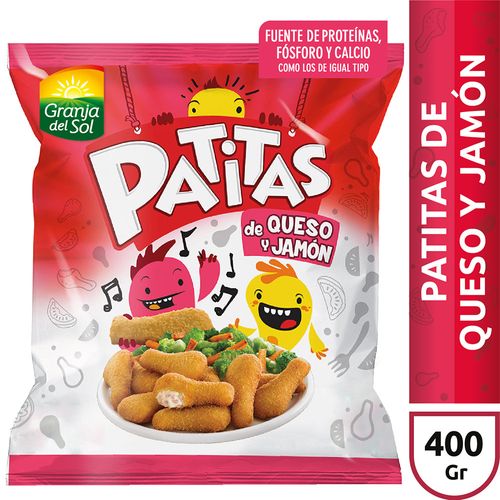 Patitas de Queso y Jamón Granja del Sol 400g