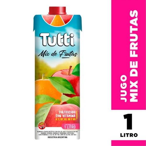 Jugo Listo Tutti Sabor Mix Frutal 1L