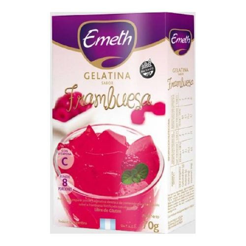 Gelatina De Frambuesa Emeth 70g