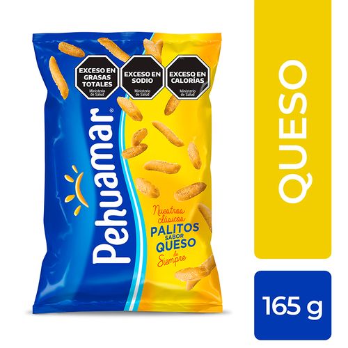 Palitos Pehuamar Sabor Queso 165g