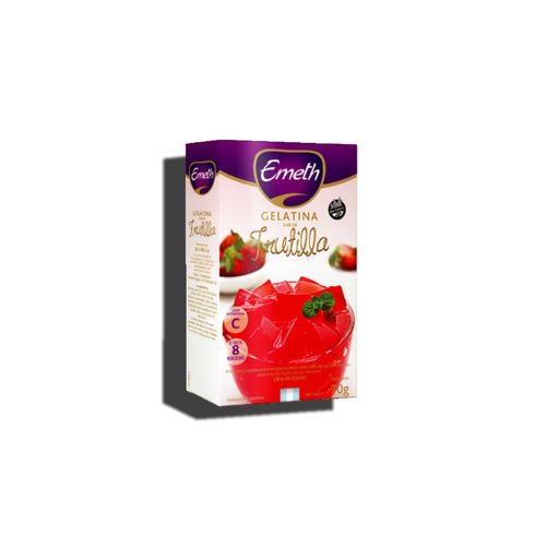 Gelatina De Frutilla Emeth 70g