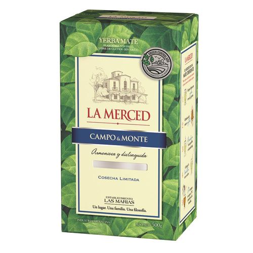 Yerba Mate La Merced con Palo Campo y Monte 500g