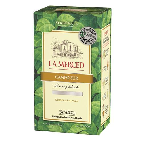 Yerba Mate La Merced con Palo Campo Sur 500g