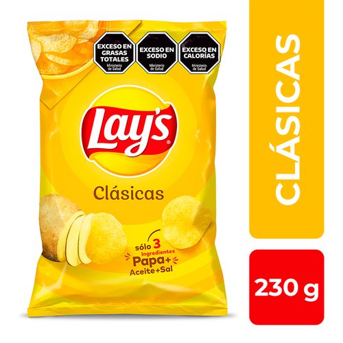 Papas Fritas Lays Clásicas 230g