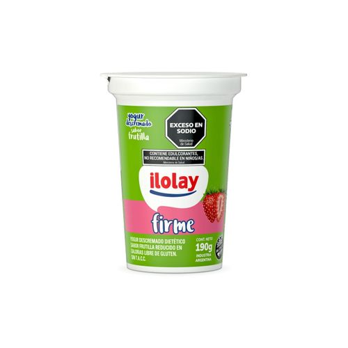 Yogur Ilolay Descremado Frutilla x 190g