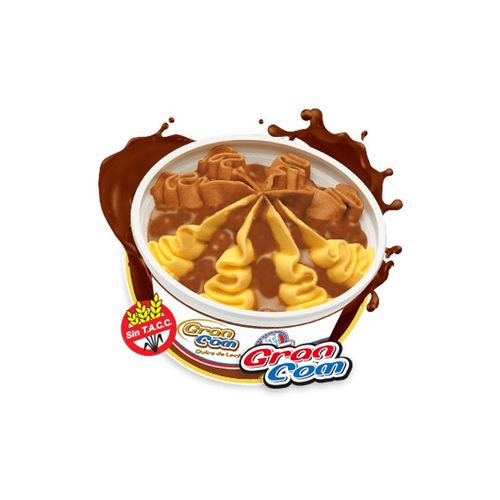 Helado Vaso Com Com Dulce Leche 120g