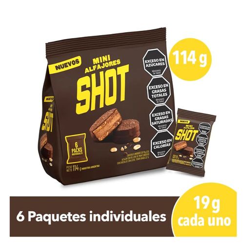 MINI ALFAJOR SHOT 6U