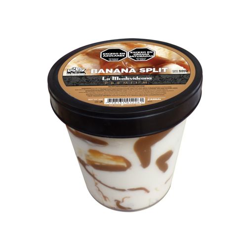 Helado La Montevideana Premium Banana Split 500g