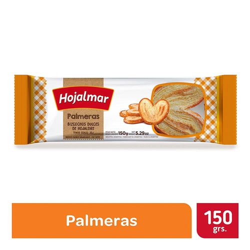 Palmeritas Hojalmar Hojaldradas 150g