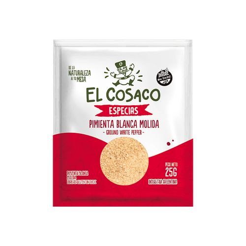 Pimienta Blanca Cosaco En Polvo 25g