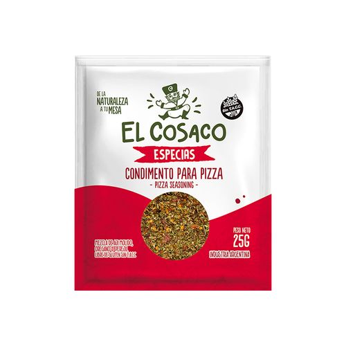 Condimento Para Pizza El Cosaco 25g