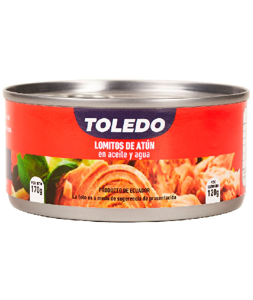 Lomitos de Atún Toledo Aceite/Agua 170g