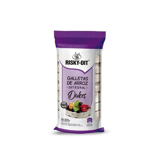 Galletas de Arroz Integral Risky-Dit Dulces100g