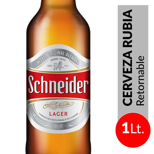 Cerveza Schneider Lager 1L