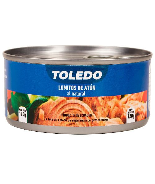Lomitos de Atún Toledo al Natural 170g