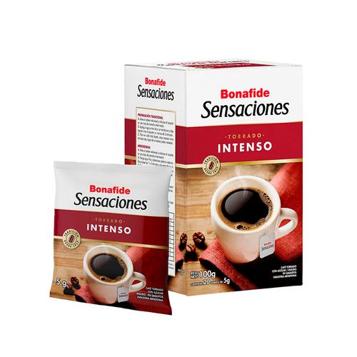 Café Bonafide Torrado Intenso en Saquitos x 18u