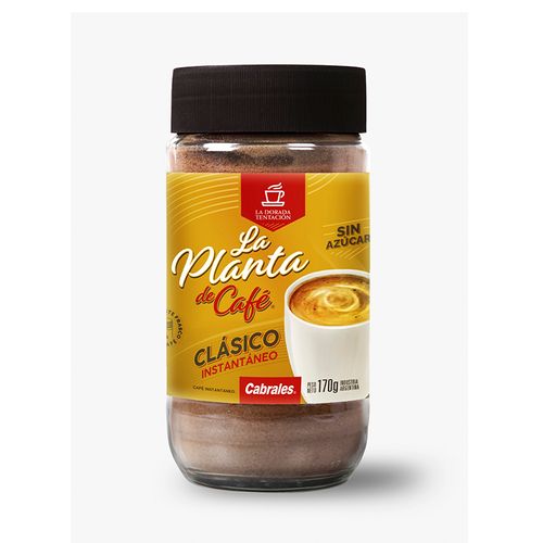 Café Cabrales Instantáneo Sin Azúcar La Planta 170g