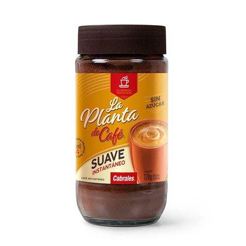 Café Cabrales La Planta de Café Instantáneo Suave S/Azúcar 170g