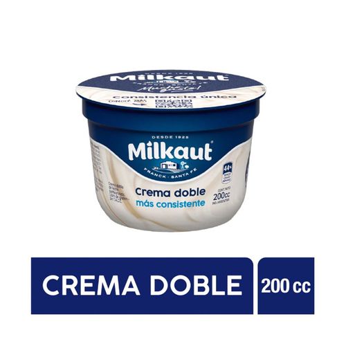 Crema de Leche Milkaut Doble 200g