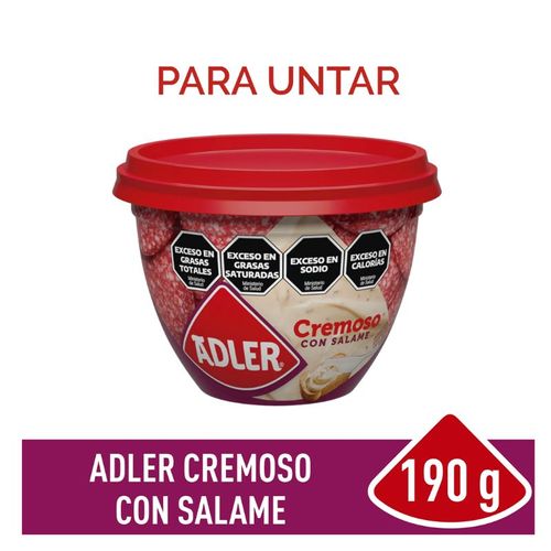 Queso Untable Adler Salame 190g