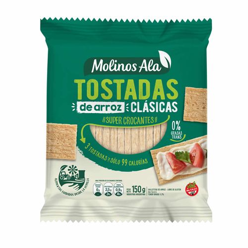 Tostadas de Arroz Molinos Ala Clásicas 150g