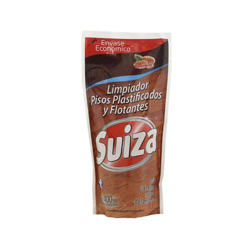 Limpiador Piso Suiza Plastificado Doy Pack 400cc