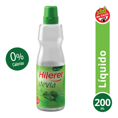 Edulcorante Líquido Hileret Stevia Forte 200ml
