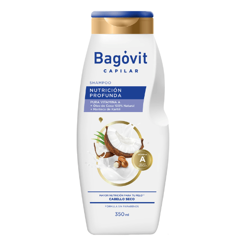 Shampoo Bagovit Nutrición Profunda 350Ml