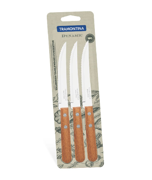 Cuchillo De Mesa Dynamic Tramontina 3 piezas